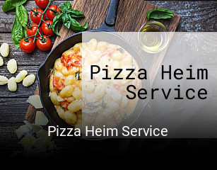 Pizza Heim Service bestellen