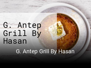 G. Antep Grill By Hasan essen bestellen