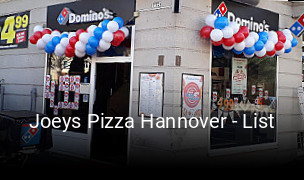 Joeys Pizza Hannover - List online bestellen