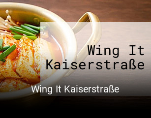 Wing It Kaiserstraße bestellen