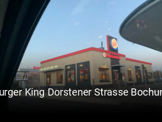 Burger King Dorstener Strasse Bochum essen bestellen