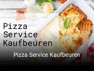 Pizza Service Kaufbeuren bestellen