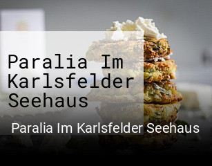 Paralia Im Karlsfelder Seehaus online bestellen