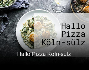 Hallo Pizza Köln-sülz bestellen