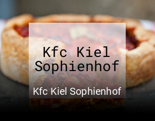 Kfc Kiel Sophienhof essen bestellen