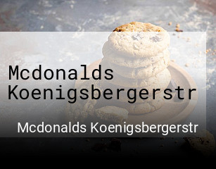 Mcdonalds Koenigsbergerstr online bestellen