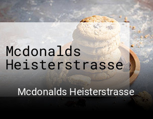 Mcdonalds Heisterstrasse essen bestellen