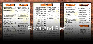 Pizza And Bier bestellen