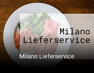 Milano Lieferservice bestellen