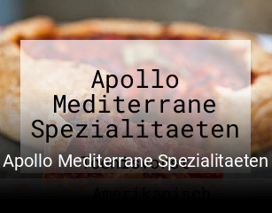 Apollo Mediterrane Spezialitaeten essen bestellen