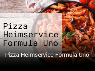 Pizza Heimservice Formula Uno essen bestellen