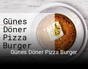 Günes Döner Pizza Burger online delivery
