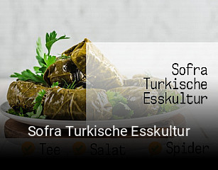 Sofra Turkische Esskultur online bestellen