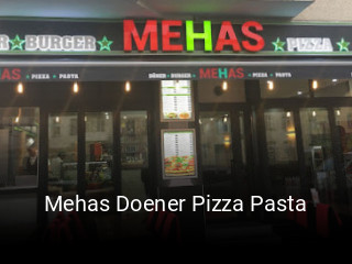 Mehas Doener Pizza Pasta bestellen