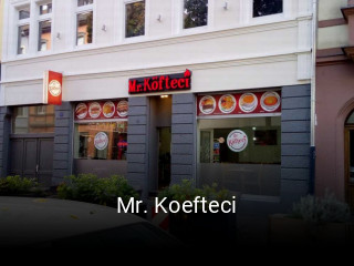 Mr. Koefteci bestellen