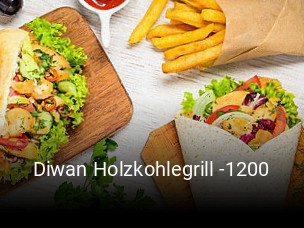 Diwan Holzkohlegrill -1200 essen bestellen