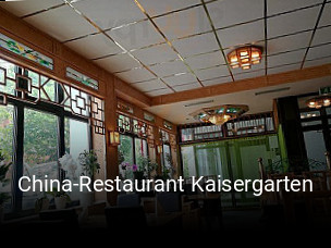 China-Restaurant Kaisergarten essen bestellen