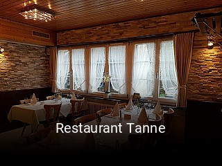 Restaurant Tanne online bestellen