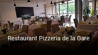 Restaurant Pizzeria de la Gare bestellen