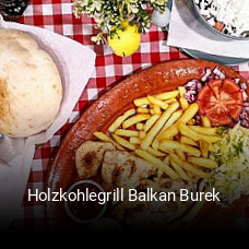Holzkohlegrill Balkan Burek essen bestellen