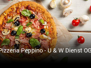 Pizzeria Peppino - U & W Dienst OG bestellen