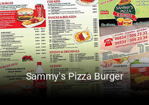 Sammy's Pizza Burger bestellen