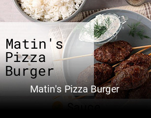 Matin's Pizza Burger bestellen