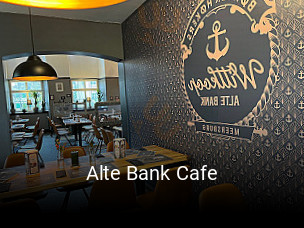 Alte Bank Cafe bestellen