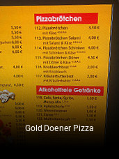 Gold Doener Pizza essen bestellen
