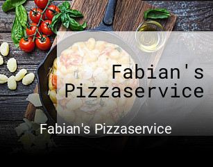 Fabian's Pizzaservice bestellen