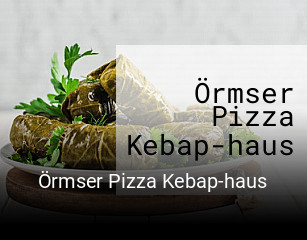Örmser Pizza Kebap-haus bestellen