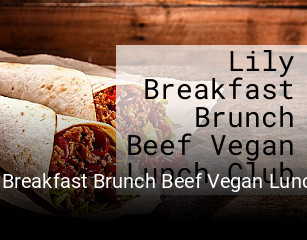Lily Breakfast Brunch Beef Vegan Lunch Club online delivery