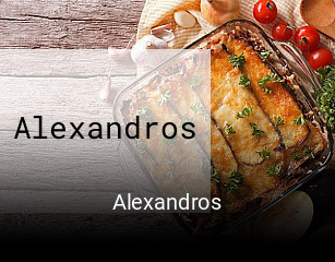 Alexandros online bestellen