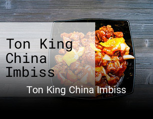Ton King China Imbiss essen bestellen