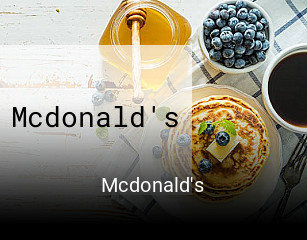 Mcdonald's bestellen