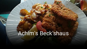 Achim's Beck'shaus bestellen