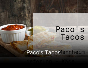 Paco's Tacos online delivery