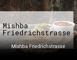 Mishba Friedrichstrasse online bestellen