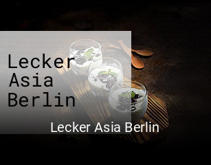 Lecker Asia Berlin essen bestellen