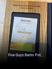 Five Guys Berlin Potsdamer Platz online delivery