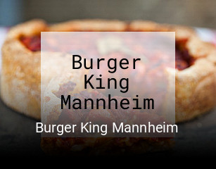 Burger King Mannheim bestellen