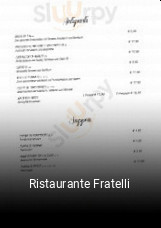 Ristaurante Fratelli online delivery