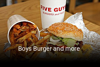 Boys Burger and more  bestellen