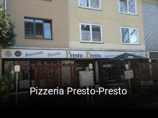 Pizzeria Presto-Presto bestellen