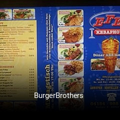 BurgerBrothers  essen bestellen
