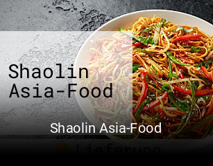 Shaolin Asia-Food bestellen