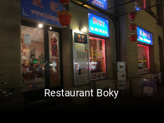 Restaurant Boky bestellen
