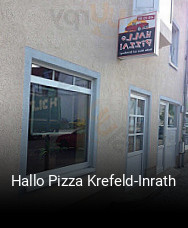 Hallo Pizza Krefeld-Inrath essen bestellen