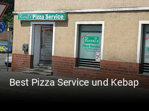 Best Pizza Service und Kebap essen bestellen