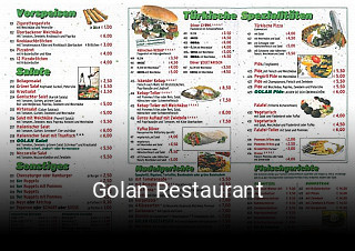 Golan Restaurant bestellen